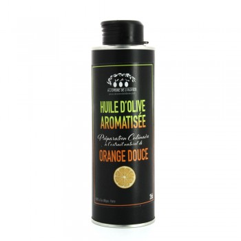 Huile d'olive à l'extrait d'Orange Douce - Huiles d'olive aromatisées