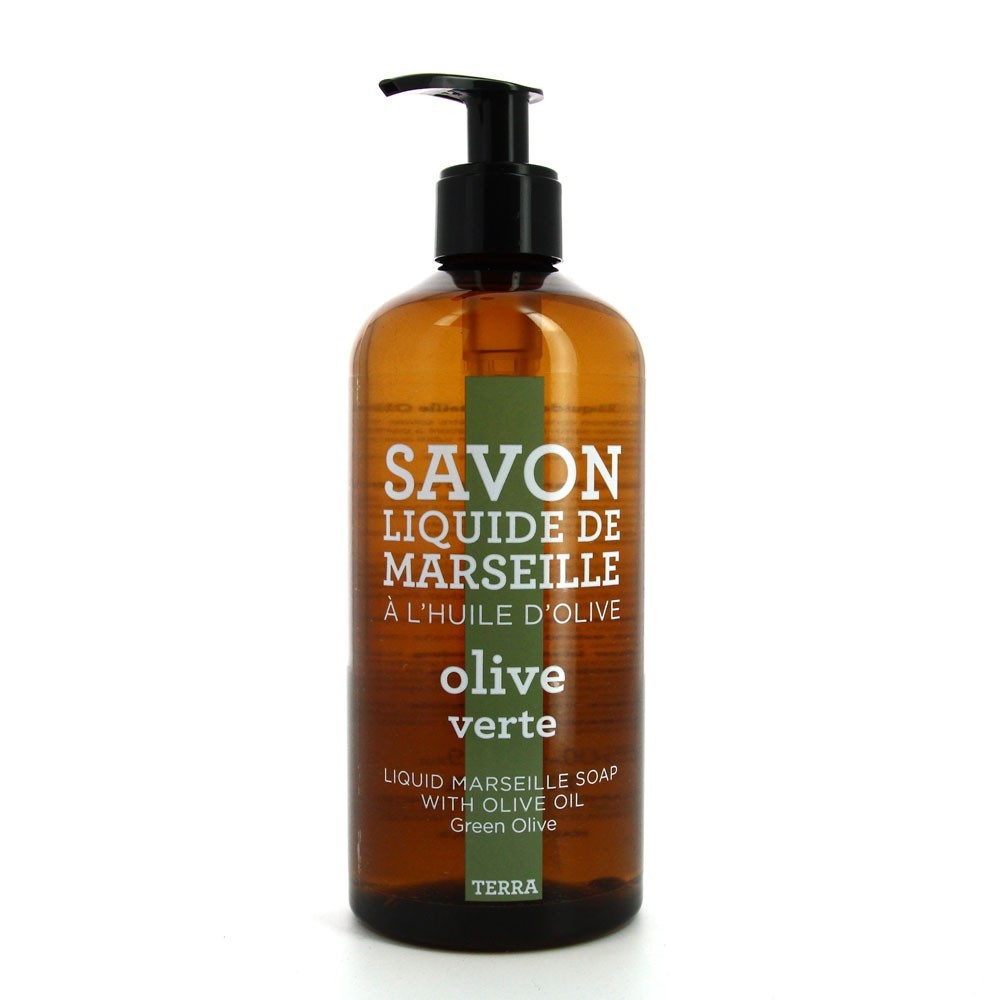 Terra Provence, Savon liquide parfum olive verte 500 ml