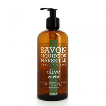 Terra Provence Savon liquide-olive verte 500 ml