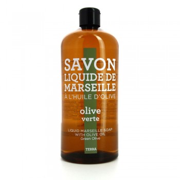 Terra Provence Savon liquide-olive verte-recharge 1 litre