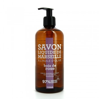 Terra Provence Savon liquide-Bois de Rose 500 ml - Cosmétique