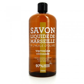 Terra Provence Savon liquide-verveine citronnée-recharge 1 litre