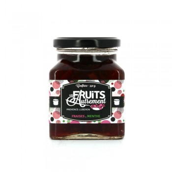 Confiture artisanale fraise-menthe - Epicerie fine