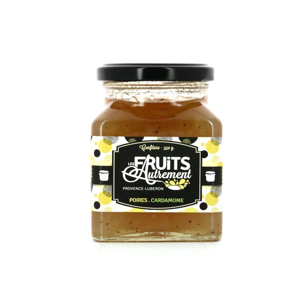 Confiture artisanale poire cardamome 350 gr