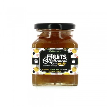 Confiture artisanale pomme-pistache - Epicerie fine