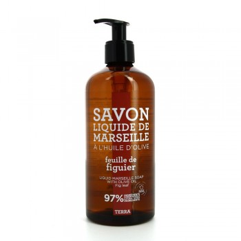 Terra Provence savon de Marseille liquide-feuille de figuier-500 ml - Cosmétique