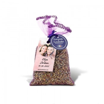 Sachet de lavande personnalisé-modèle Elisa-cadeau invité mariage - Mariage & Cadeaux