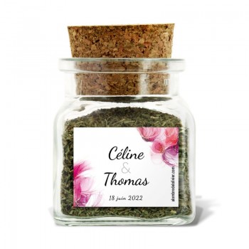 Pot d'herbes de Provence personnalisé-modèle Céline-cadeau mariage - Autres produits personnalisables