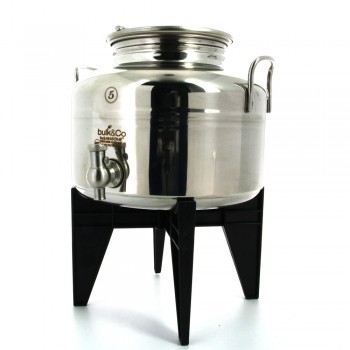 Fût inox pour l'huile d'olive-5 litres