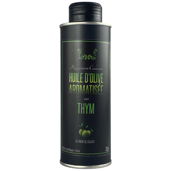 Huile d'olive aromatisée Thym Rouge