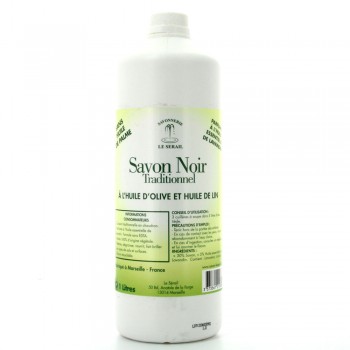 Savon noir liquide aux huiles d'Olive et de Lin-A l'ombre de l