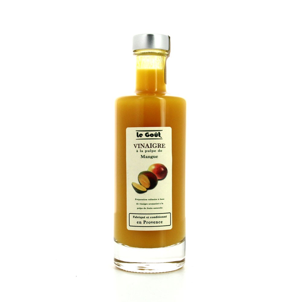 Vinaigre artisanal à la pulpe de mangue fraîche 25 cl