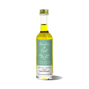 Mignonnettes huile d'olive personnalisées-modèle Sandra