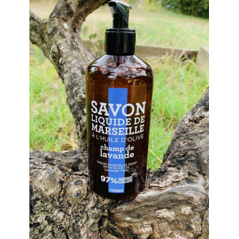 Terra Provence savon liquide-Champs de Lavande-500ml - Cosmétique